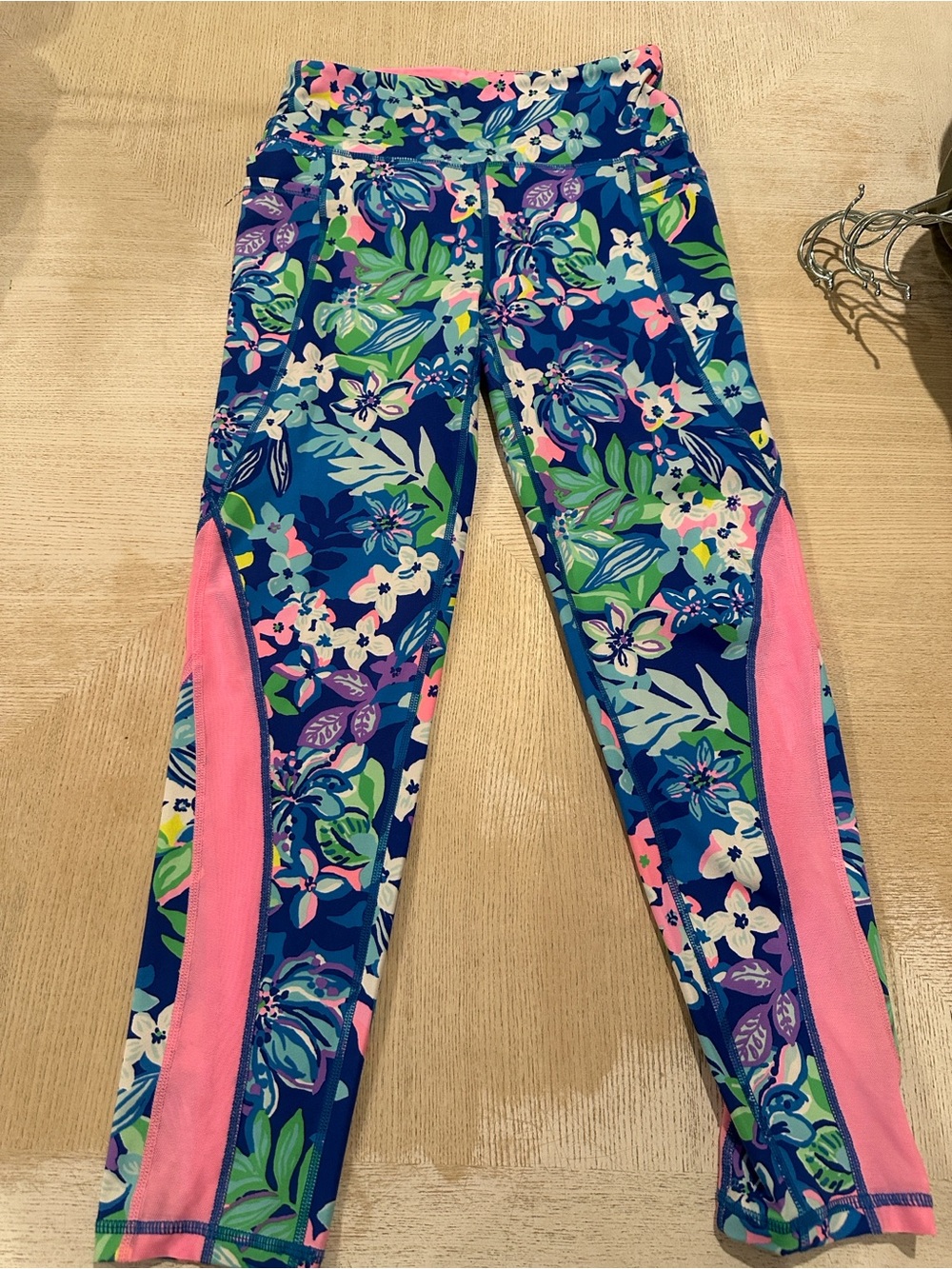 Lilly Pulitzer Weekender High Rise Midi Leggings Social Sunset Borealis